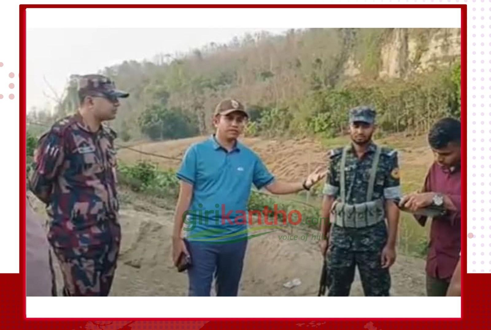 থানচিতে বালু উত্তোলন বন্ধে কঠোর পদক্ষেপ, অভিযুক্তকে ১ লাখ টাকা জরিমানা